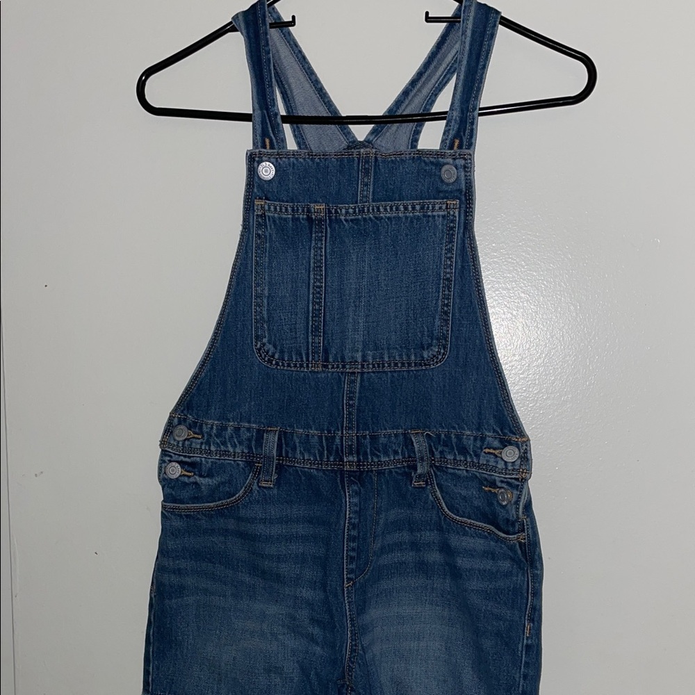 Jean Overalls, cut off shorts, so cute, size XL excellent condition